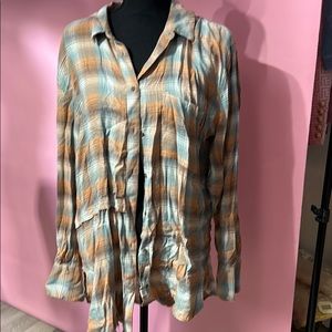 Treasure and Bond Plaid Button Up
